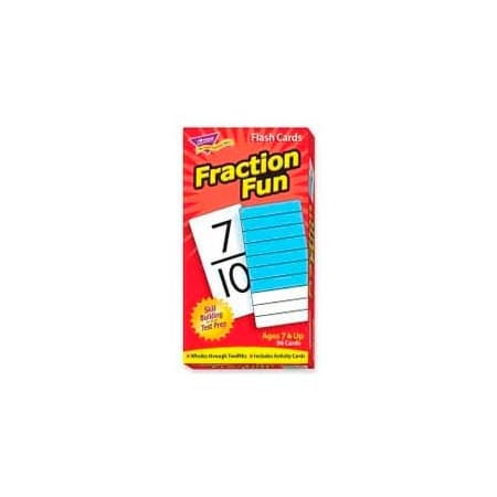 Trend® Fraction Fun Flash Cards, 96 Cards/Box